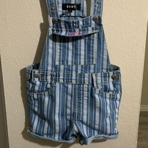 Striped DKNY Overalls